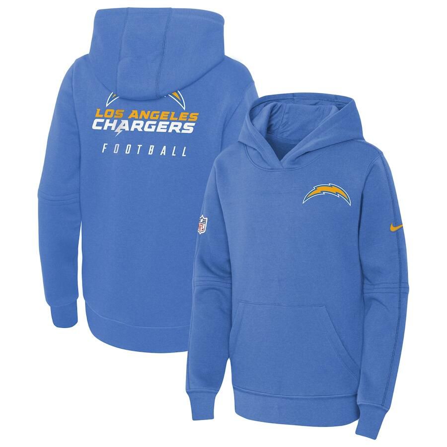 Youth 2023 NFL Los Angeles Chargers blue Sweatshirt style 1